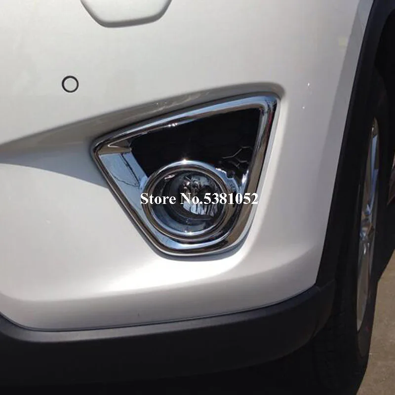ABS хромированный передние противотуманные фары светильник крышка для Mazda CX-5 CX5
