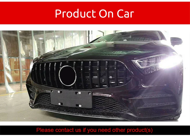 Для Mercedes CLS класс+ C257 GT Panamericana стиль решетка черный и серебристый