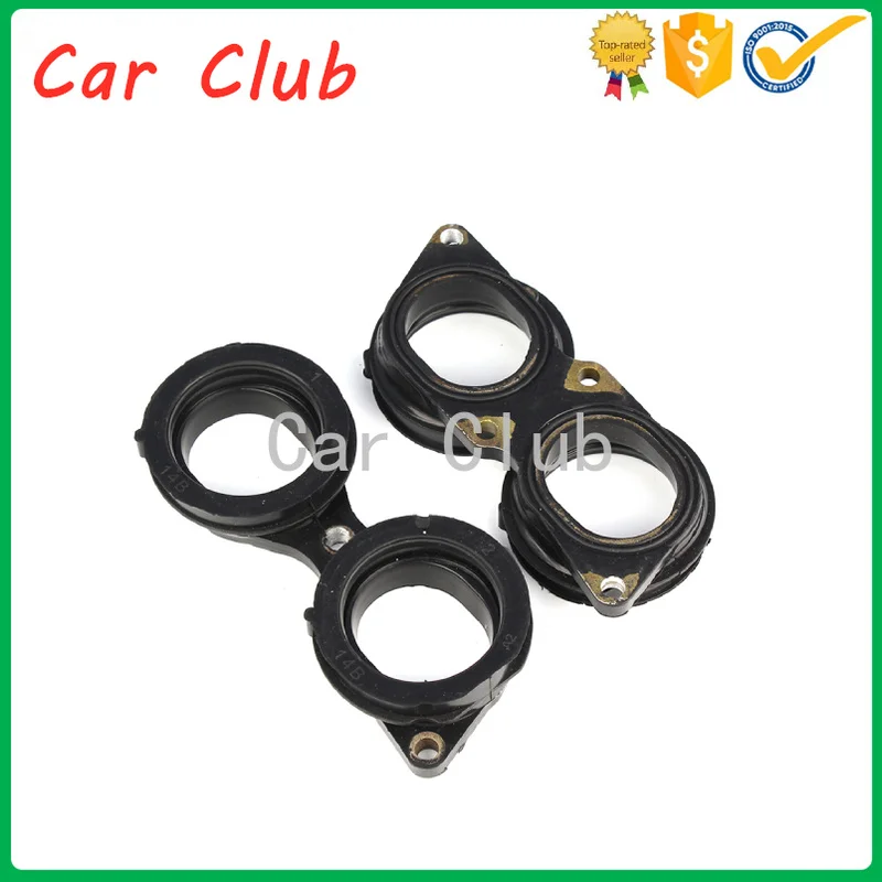 

4 шт. Впускной адаптер для карбюратора, набор для загрузки, интерфейс карбюратора, клей, Впускной Разъем для трубы для YZF R1 2009 2010 2011 2012