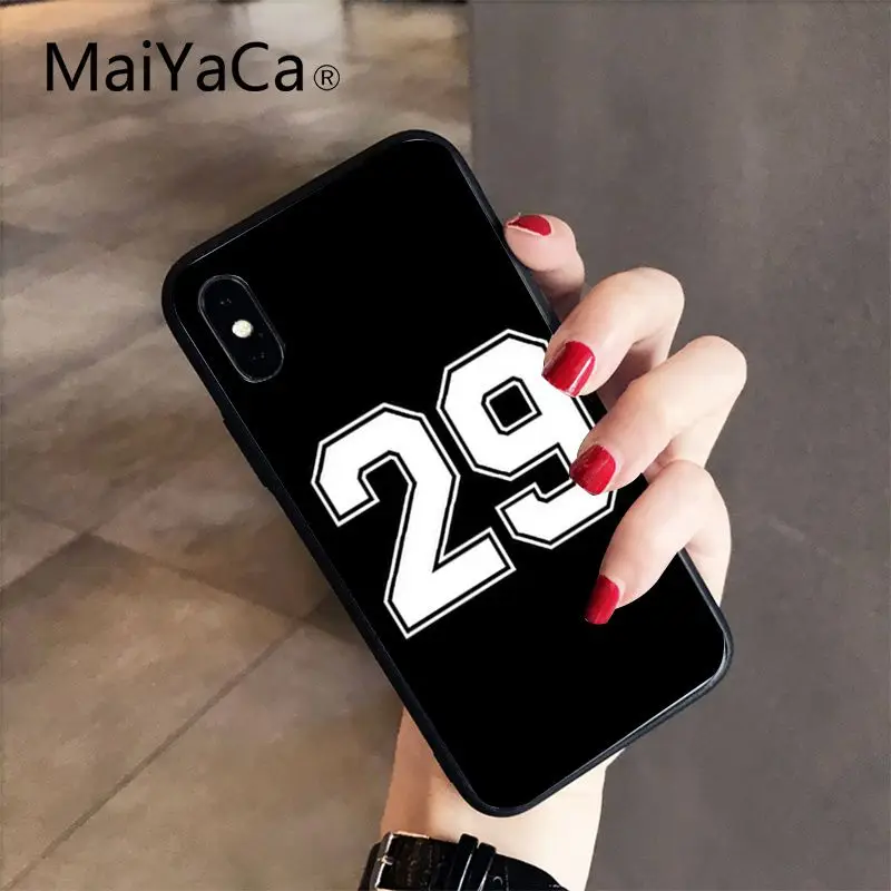 black letter and number