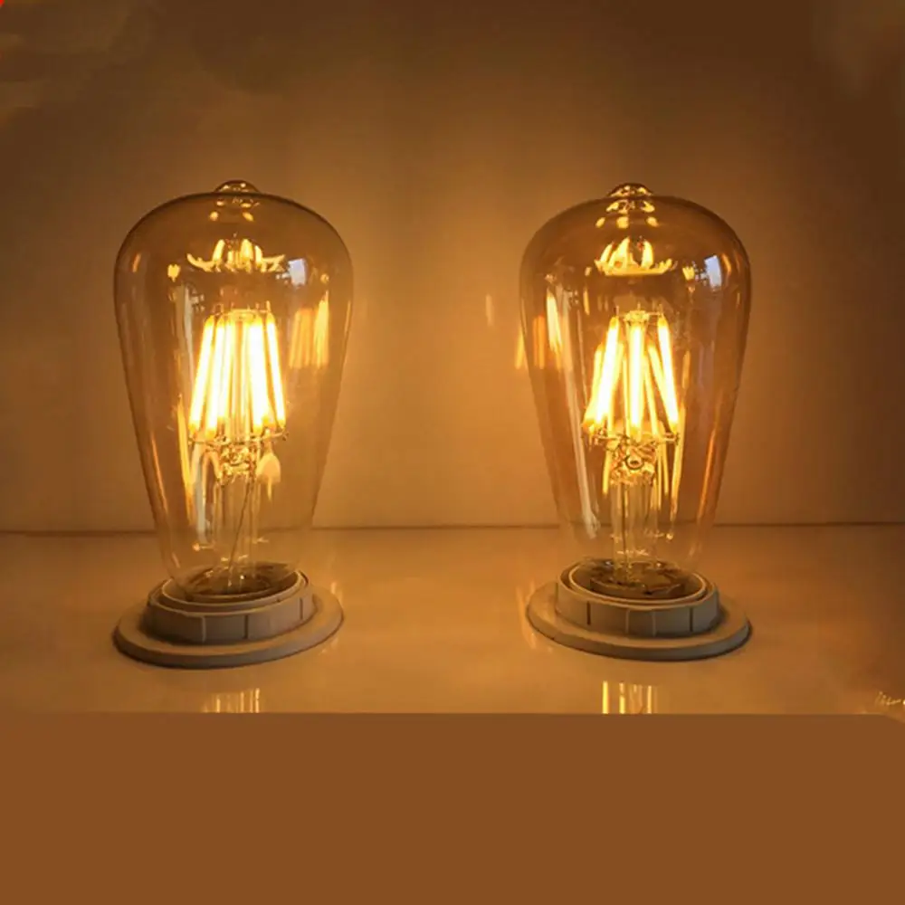 

GloryStar LED Retro Edison Light Bulb E27 220V Tungsten Filament Lamp