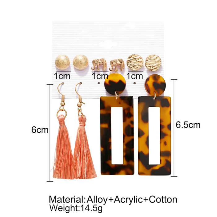 Новые модные серьги обруча для женщин Aros геометрические винтажные ромбовидные большие серьги набор женские богемные ювелирные изделия Aretas - Окраска металла: K1713