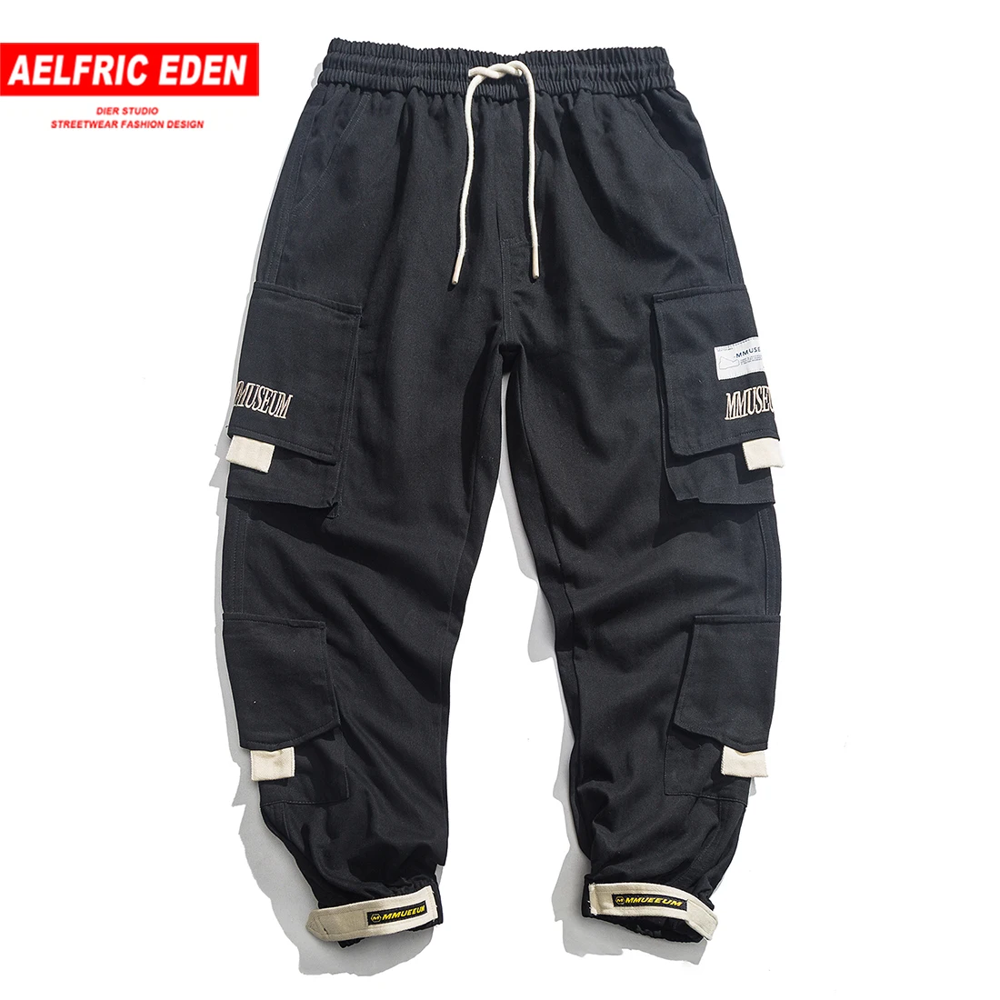 Aelfric Eden новая однотонная мульти уличная одежда с карманом брюки мужские для хип