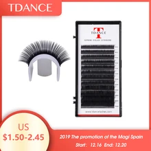TDANCE русский объем наращивание ресниц индивидуальное наращивание ресниц искусственные норковые ресницы черные накладные ресницы
