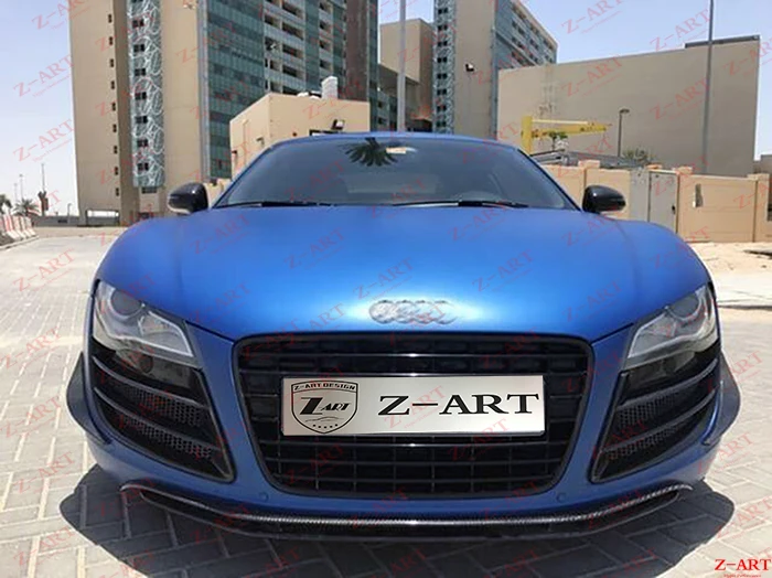 Z ART 2007 2015 углеродное волокно передний бампер сплиттер для Audi R8 canards V8 V10 передние