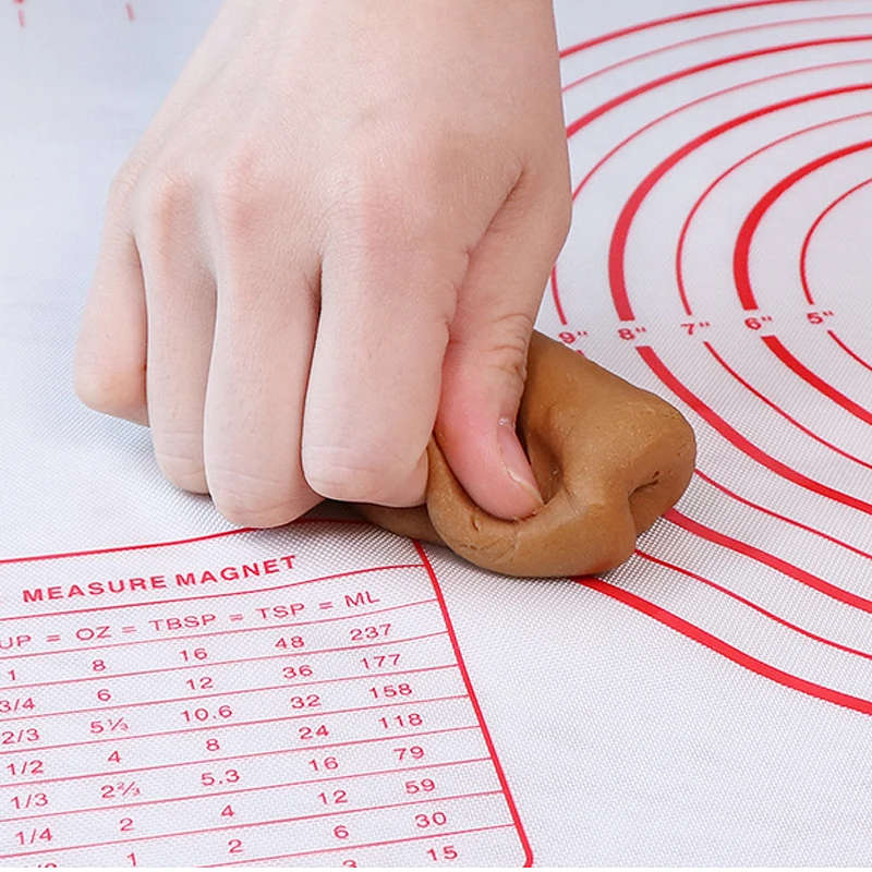 Multi-size Silicone Baking Mat Pizza Dough Maker Pastry Kitchen Gadgets Cooking Tools Utensils Bakeware Kneading Accessories New