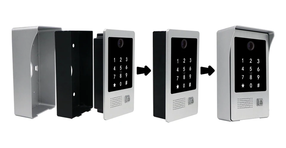 7 дюймов wifi IP видео домофон дверной звонок вилла здание система контроля доступа сенсорный экран Обнаружение движения от 1 до 3