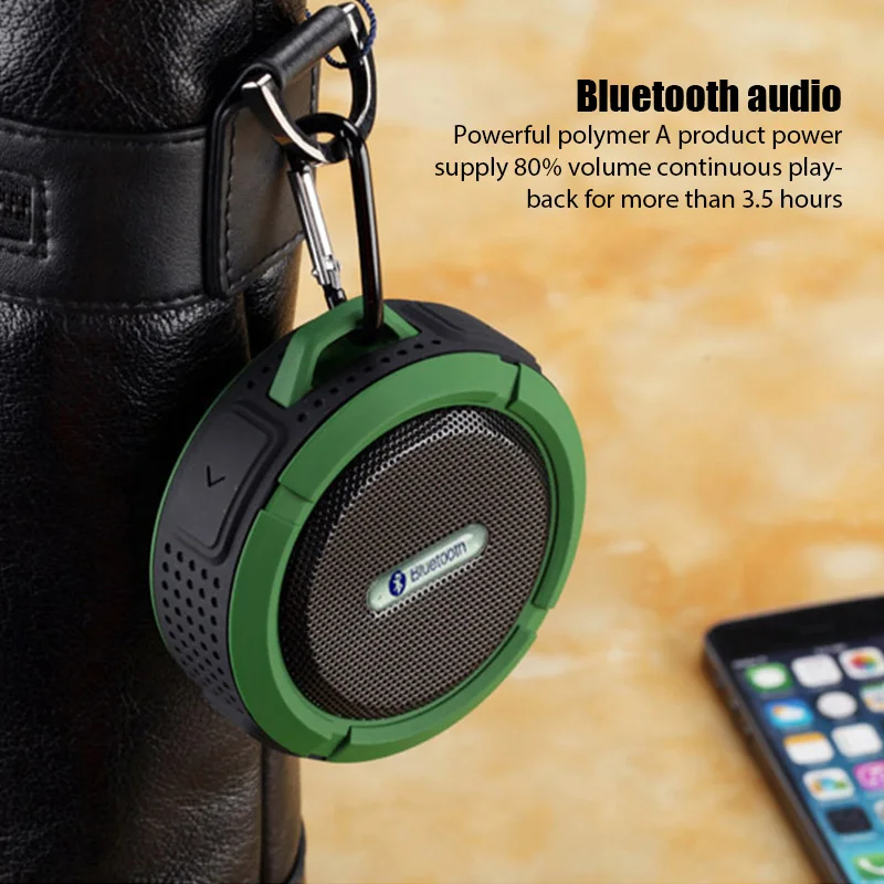 Портативная колонка Миниатюрная Bluetooth-колонка водонепроницаемая уличная