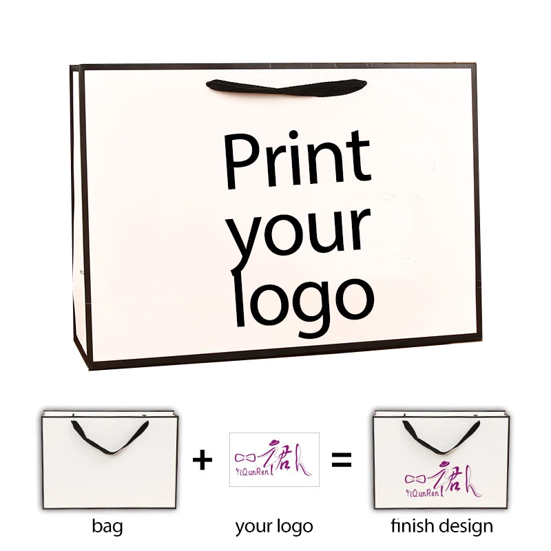 Рисунок 3 - бумажные пакеты с принтом