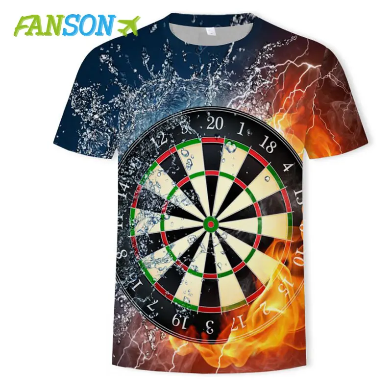 

FANSON 2019 Newest 3D Print Cool Funny T-Shirt Men Short Sleeve Summer Tops T Shirt Tshirt Male Fashion T-shirt Male 5XL