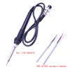 With 2pcs Extra Heating Element Original Saike Soldering Station Universal Soldering Iron Handle For Saike 852D++ 909D 898D 8586 1
