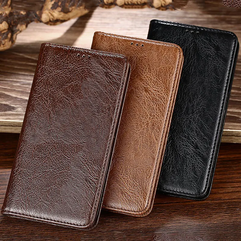

Case For Xiaomi Redmi note 8 pro Flip cover Vintage Best quality Leather Card Slot Without magnets phone Case for redmi note 8