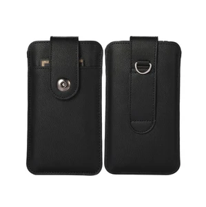 Coque de téléphone à ceinture universelle, étui de taille en cuir de 5.2 à 7.2 pouces pour Samsung S21 S20 S10 Plus Note 20 10 9 pour Iphone