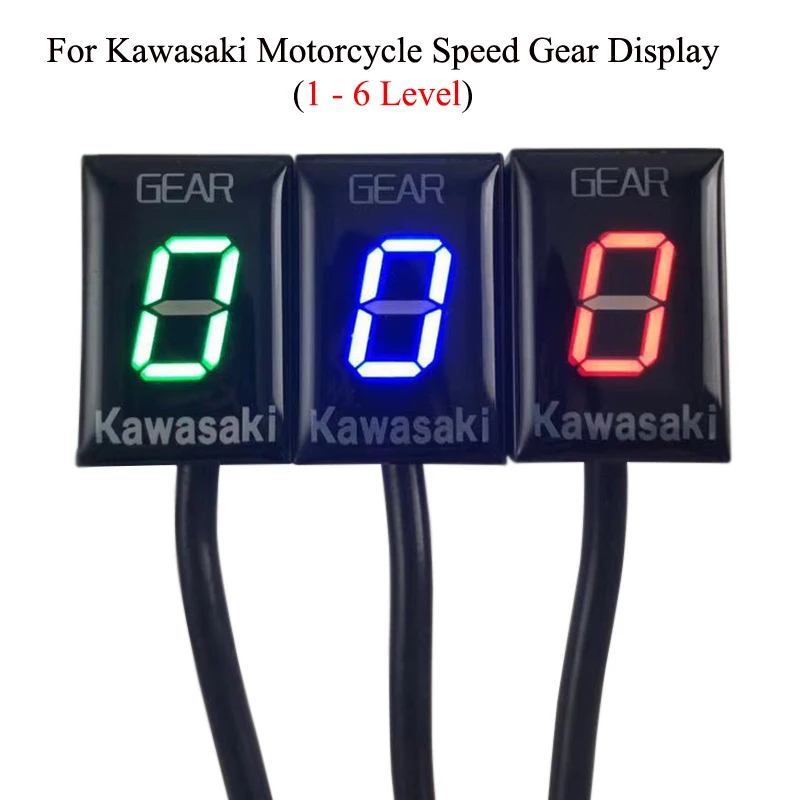 

For Kawasaki ER6N Z1000SX Ninja300 Z1000 Z800 Z750 Versys 650 Z400 Motorcycle Ecu Direct Mount 1-6 Speed Gear Display Indicator
