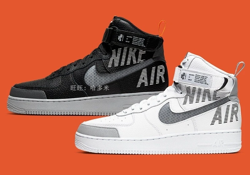 Nike Air Force 1 Высокая мужская обувь для скейтбординга Новое поступление спорт на открытом воздухе Air Cushion кроссовки# CQ0449-100