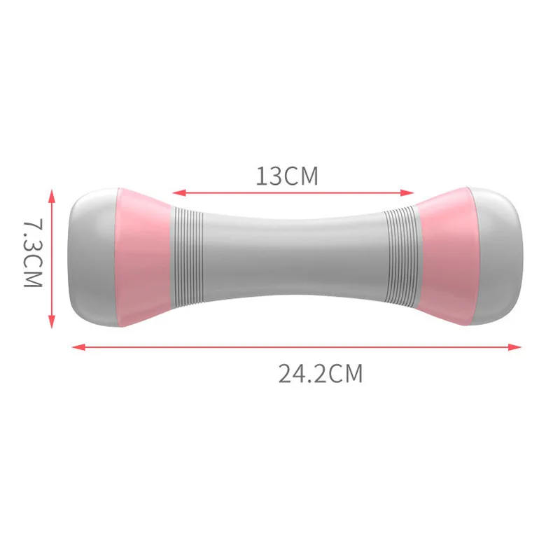 Adjustable heavy rubber dumbbells yoga small dumbbells home exercise arm dumbbells ladies fitness equipment