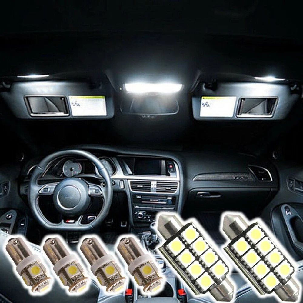 6 шт хорошее качество светодиодный SMD Светодиодная светильник для AUDI S3 8L A3 8P 8PA A4 B6 B7 A6 C6 4F C5 A8 D2