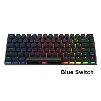 

82 Keys Ultra Slim Computer Accessories Mechanical RGB Backlit Gaming Keyboard Plug And Play USB Wired Portable For PC Laptop