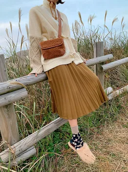 

2020 Autumn Horn Button Computer Knitted Long Cardigans High Street Wool Women Long Sweater Women Winter Clothes