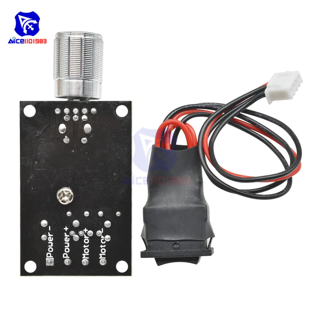 Motor Driver Board 6V 12V 24V 28V 3A 80W DC Motor Speed Controller PWM Speed Adjustable Reversible Switch 1203BB