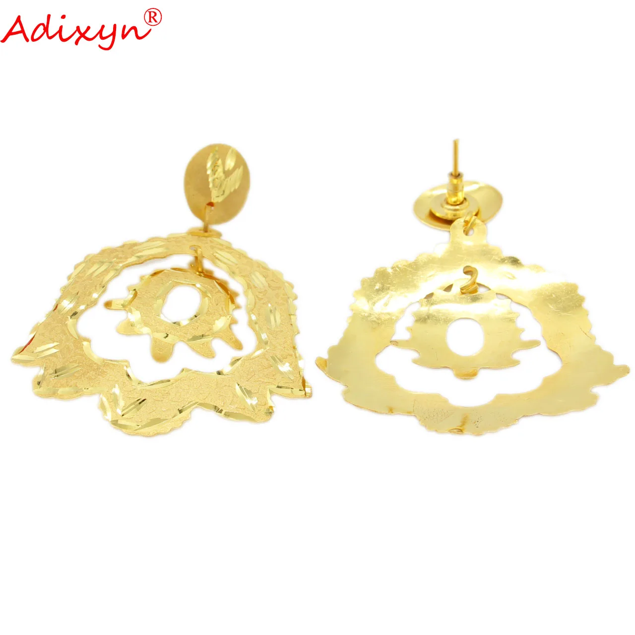 Adixyn Arab Earrings for Women's,Gold Color&Copper Earrings Jewelry Africa/India Gifts N010610