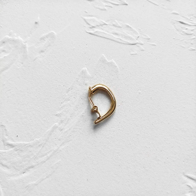 Peri'sBox 2 Designs Twisted Rope Clip Earrings without Piercing U Shape Geometric Earrings Clips Crossed Minimalist Ear Cuff Hot Plain 1 piece Gold