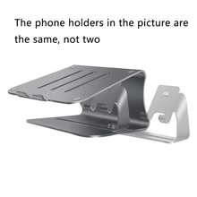 Охлаждающая подставка для ноутбука настольная Нескользящая универсальная Эргономичная подставка для компьютера портативный кронштейн из алюминиевого сплава теплоотвод