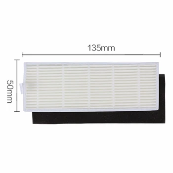 

40 Pcs Vacuum Cleaner Parts Robot Replacement Parts for Chuwi Ilife A4 Robotic Cleaner: 10 Pcs Mop Cloth & 15 Pcs Sponge Filters