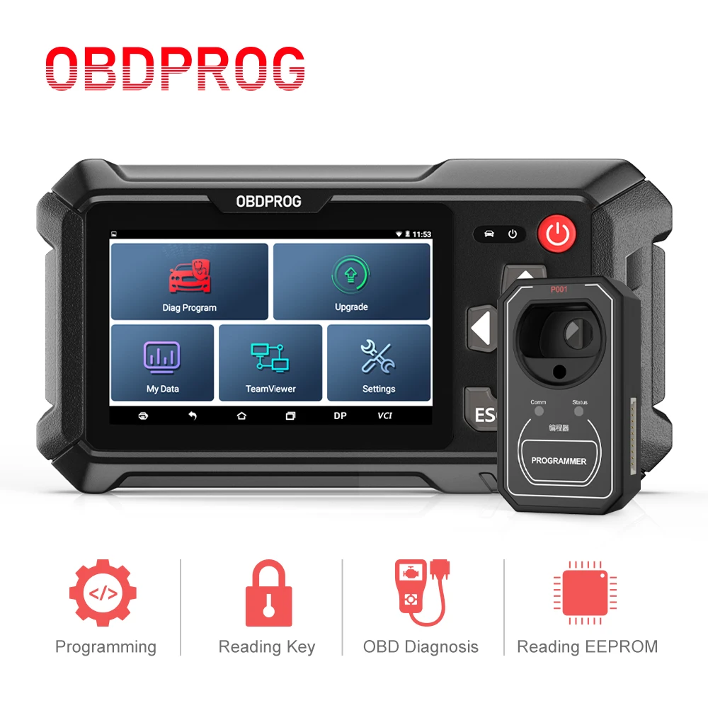 US $410.96 OBDPROG 501 Key Programmer Immobilizer EEPROM Car Key Pin Code Reader Diagnostic Tool Key Programmer Car Diagnostic Tool