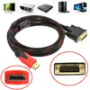 5FT DVI-D Male To HDMI FNRG Cable High Speed HDMI DVI Digital Audio Cable 1.5M ► Photo 1/6