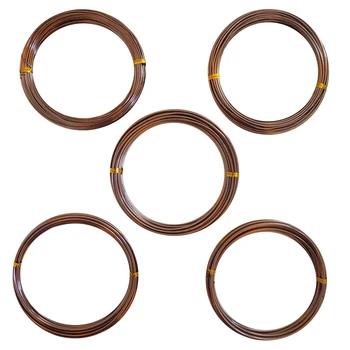 

Anodized Aluminum Bonsai Training Wire 5-Size Starter Set-1.0mm,1.5mm,2.0mm,2.5mm,3.0mm(147 Feet Total)(5 Sizes,Coffee)