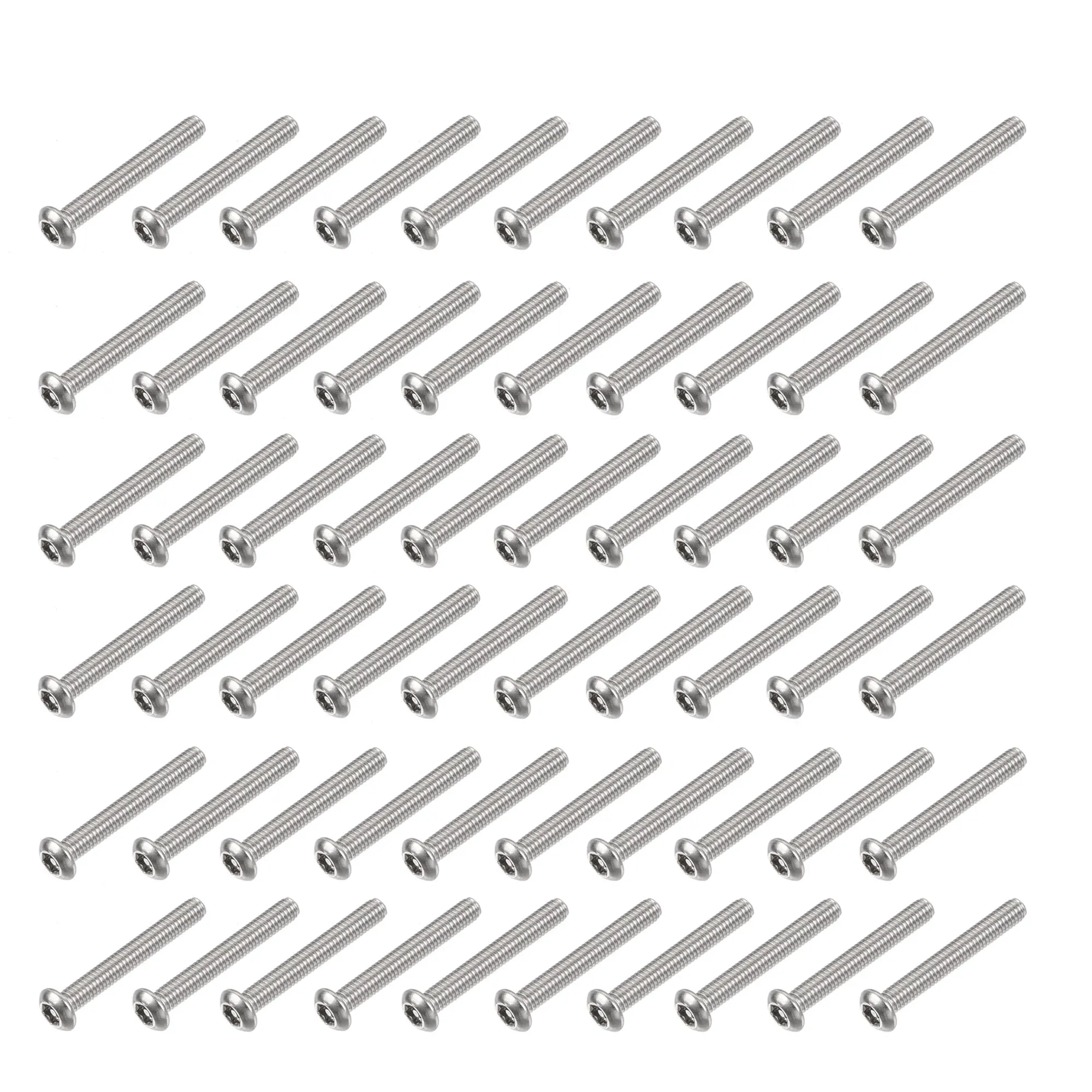 

Uxcell M4x30mm Torx Security Machine Screw Pan Head Screws Inside Column, 304 Stainless Steel Fasteners Bolts 60 Pcs
