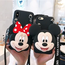 3D кошелек на молнии с героями мультфильмов чехол для телефона для samsung Galaxy Note 8, 9, 10, S7 край S8 S9 S10 5G S10ECover J4 J6 J8 A6 A7 A8 плюс A9