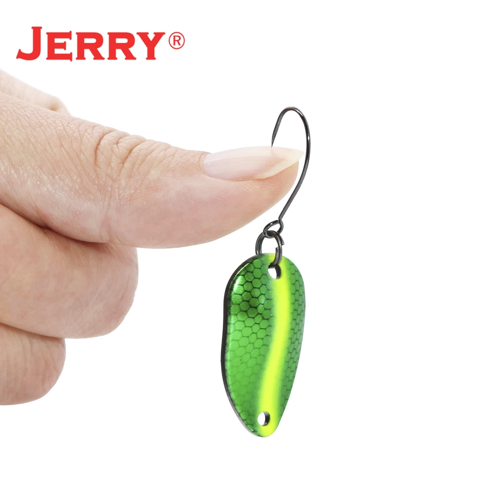 Jerry Gemini Micro Fishing Spoons Area Trout Wobbler 1pc 2g 3.5g 4.5g UV  Colours Metal Lures Spinner Bait Glitters Wholesale