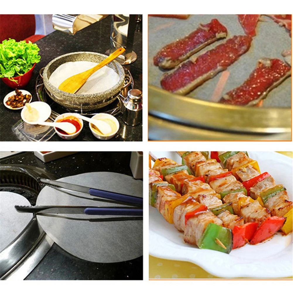 15cm-32cm 100pcs Round Baking Paper Circle Parchment Paper Liner BBQ Oven Patty Hamburger Cake Non-Stick Baking BBQ Tool
