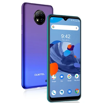 Перейти на Алиэкспресс и купить OUKITEL C19 смартфон, Android 10,0, четырёхъядерный, экран 6,49 дюйма, 2 ГБ + 16 Гб