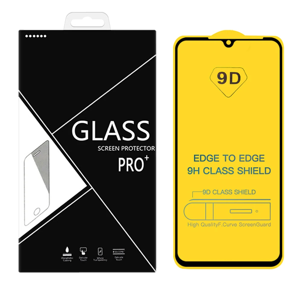 CAMDEMS 9D 50pcs 2in1 Tempered glass screen protector for HUAWEI 9X NOVA 5I PRO P20 pro P smart z HONOR 20 8S P30 hot film