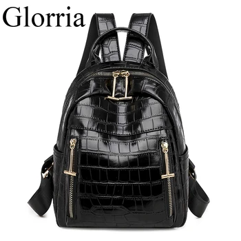 

New Backpacks Female Leather Small Mini Korean Version Designer Women Lady Fashion Youth Girls School Shoulder Bag Mochila Mujer