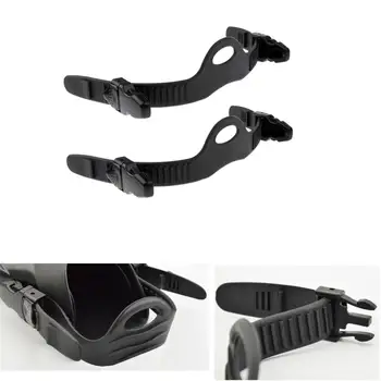 

1 Pair Rubber Diving Fin Strap Spare Replacement With Plastic Quick Release Buckle Clip for Universal Scuba Diving Dive Fins