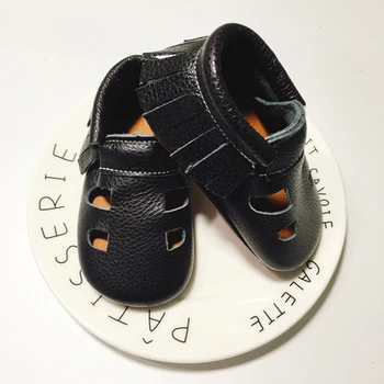 

Summer Fringe Hollow Newborn Baby Shoes Genuine Leather Baby Girls Shoes Soft Sole Solid Prewalker Moccasins Breathable shoes