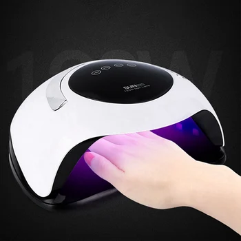 

120W LED Nail Lamp Nail Dryer Dual hands 42PCS LED UV Lamp For Curing UV Gel Nail Polish With Motion Sensing Manicure Salon Tool
