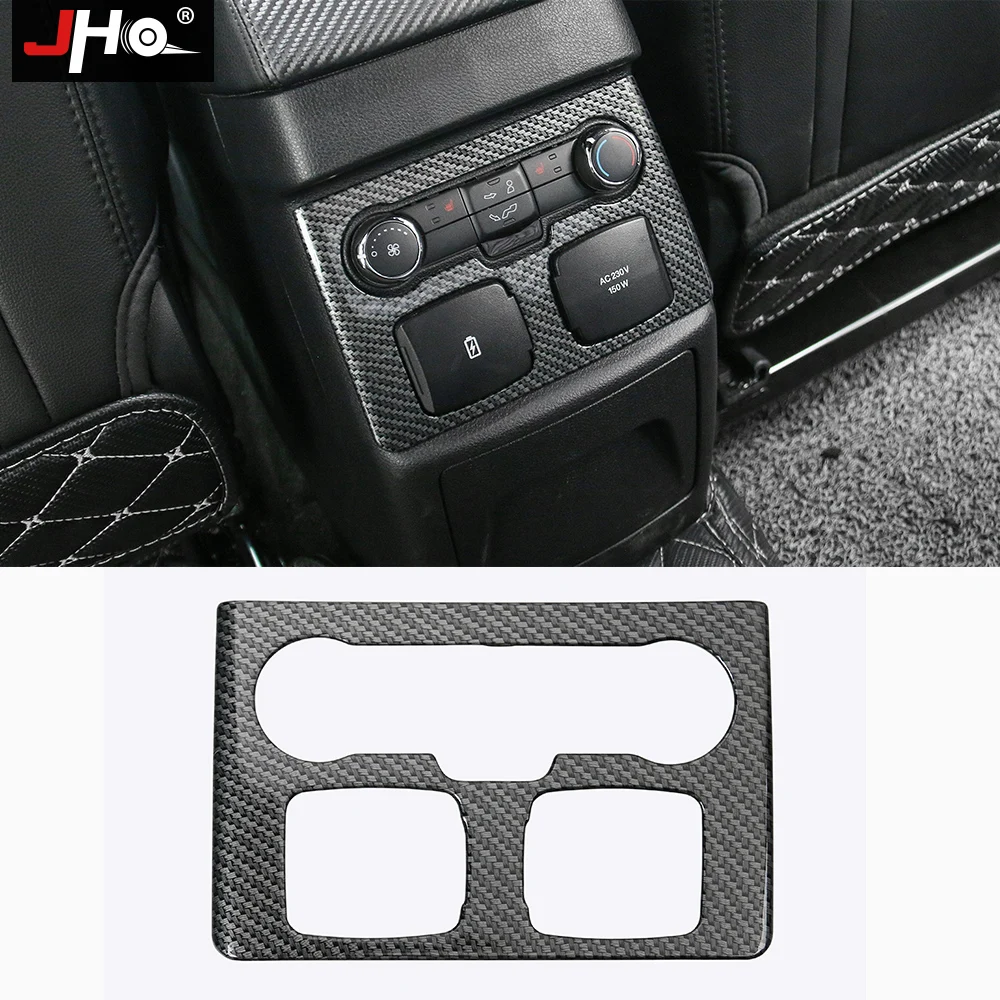 碳纤后中控上面板 双孔 (1)