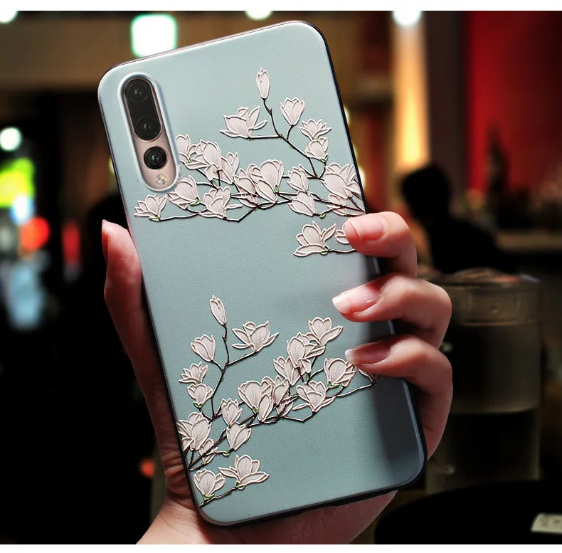 Cute Relief Soft Silicone Back Cover Case - Stylish and Protective Phone Case