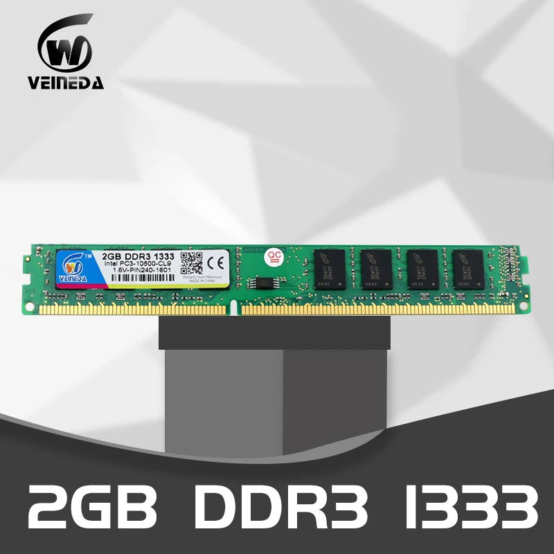 Оперативная память VEINEDA ddr3 2 Гб 1600 240 1 5 В совместимая с ddr 3 1066 1333 МГц для настольных