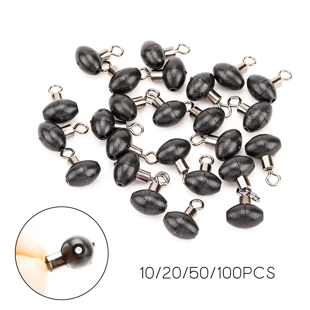 Fishing Accessories Fishing Tackle Fishing Tools Plastic&Copper Zip Rig Slider Pulley Beads Swivel Clip Line Rigs 10/20/50Pcs For Carp Fishing