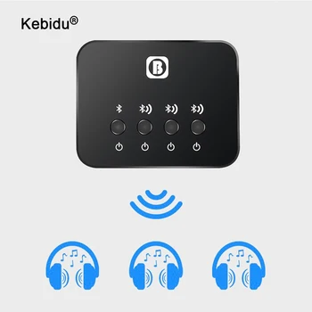 

kebidu BW-107 Bluetooth 4.1 Stereo Audio Splitter adapter Music Receiver Sharing Device Function for mobile phone for earphone