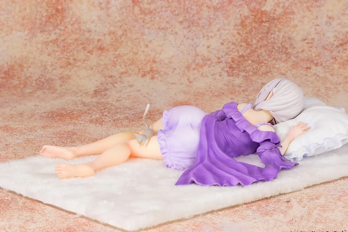 Re: Zero-start of a Different World Life Амелия Спящая позиция Seikatsu косплей парик в коробке Garage Kit