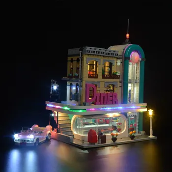 

Kyglaring LED Light Kit Compatible For lego 10260 Cerator Expert Downtown Diner Building Block Lighting （The model not included）