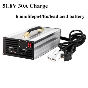 

14S 51.8V Li Ion Battery Lead Acid Smart Charger 30A Current for 58.8V 300Ah 400ah 320ah 120ah Battery Customize Voltage