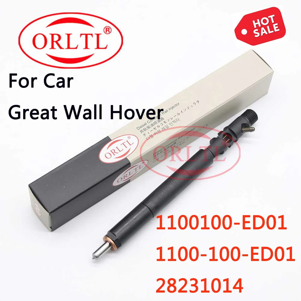 US $109.90 Common Rail Injector 1100100ED01 Diesel Nozzle ED01 New Auto Sprayer 28231014 For Great Wall Hover V200 X200 4D20 H5 And H6